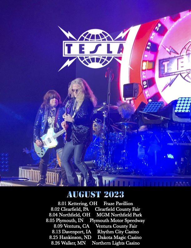 TeslaBand's tweet photo. Here's what is in store for us this August!
Pic courtesy of Brittany Stevens
#Tesla #teslalive #ontour #moderndaycowboy #signs #fullthrottlelive https://t.co/HuxFUSHwC5