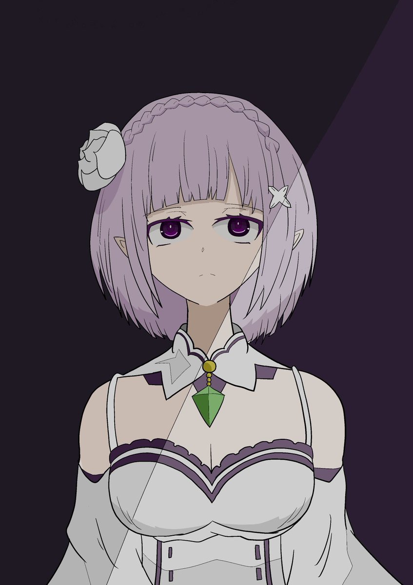 病みリア可愛いよね #リゼロ #rezero #エミリア