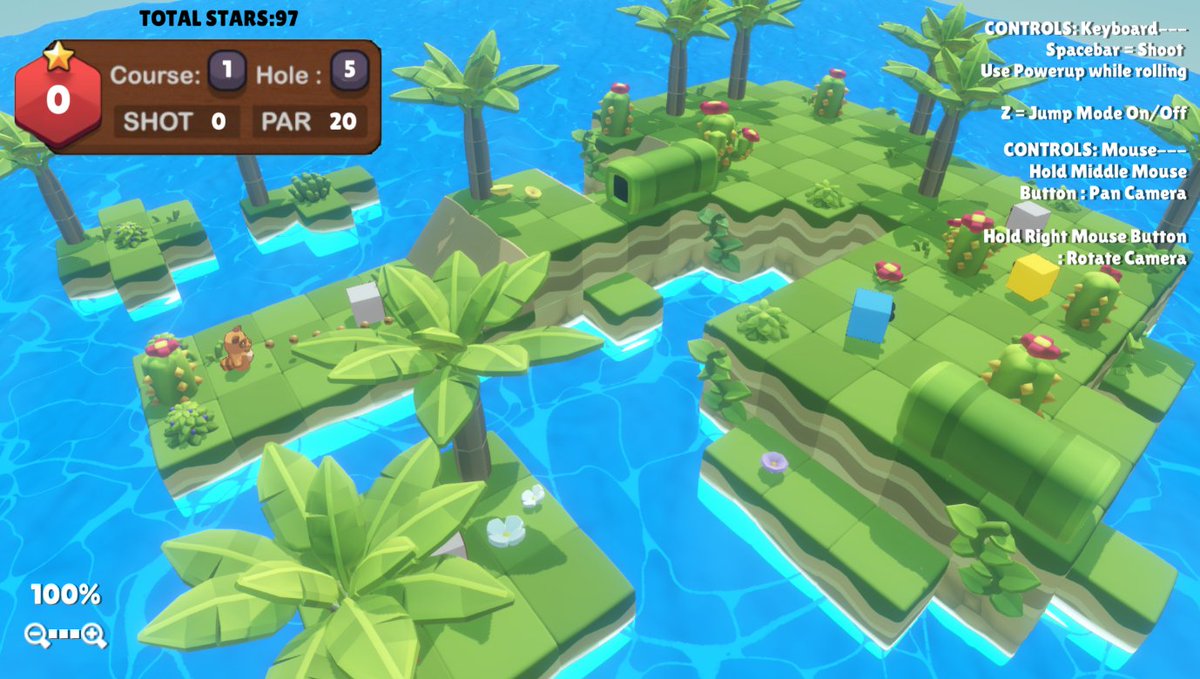GachaGolf's tweet photo. @ROKiTVideoGames Gacha Golf is going to open up our steam coming soon page and we hope you follow our progress of our small two person indie team!! https://t.co/WnaBaMqelB