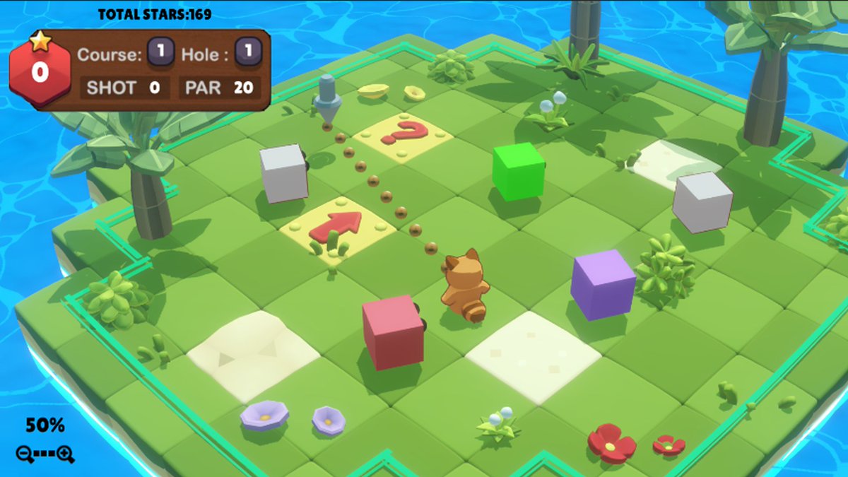 GachaGolf's tweet photo. @ROKiTVideoGames Gacha Golf is going to open up our steam coming soon page and we hope you follow our progress of our small two person indie team!! https://t.co/WnaBaMqelB