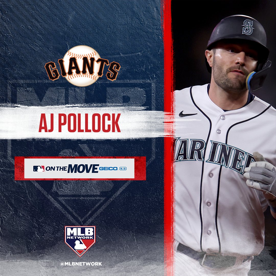 MLB Network on X: A.J. Pollock is back in the NL West! The Giants