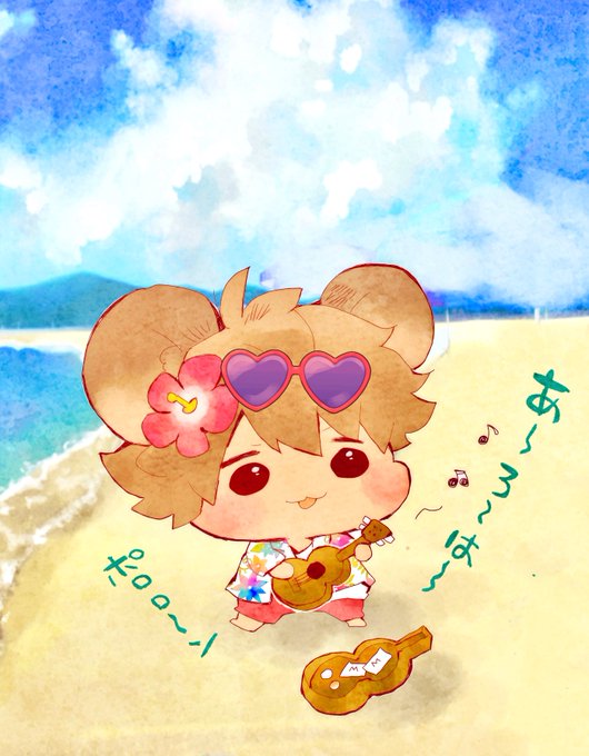 「hawaiian shirt shorts」 illustration images(Latest)