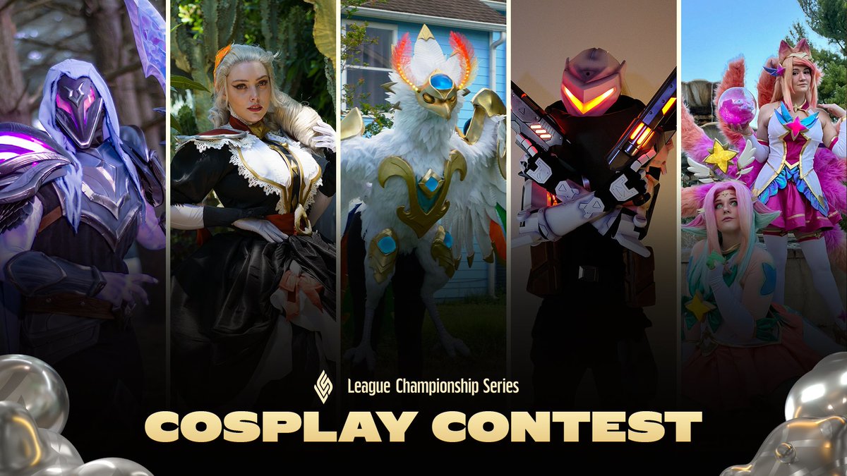 The #LCS Cosplay Contest finalists are here! Congrats to our Top 5!!! 🌟Candy Cat Cosplay & KookyCosplay 🌟Katinka 🌟Halbee 🌟Cobalt Cosplay 🌟Kikkia They move on for a chance to win $5k 👀 Come back during Summer Finals to vote for your fav! More info: riot.com/lcs23summercos…