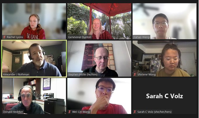 Genevieve Dunton, PhD, MPH (@genevievedunton) on Twitter photo Love having these great minds together for our TIME U01 team meeting. Data are collected, and we’re finalizing data cleaning. 12 months of sensor and EMA data on 250 people. <a href="/ShirleneWang/">Shirlene D Wang, PhD</a> <a href="/Sweeptime/">Wei-Lin Wang</a> <a href="/r_croz/">Rachel Crosley Lyons, MS</a> <a href="/USC_HBR/">USC Division of Health Behavior Research</a> <a href="/uscpphs/">Population and Public Health Sciences at USC</a> <a href="/USCResearch/">USC Research</a> Love having these great minds together for our TIME U01 team meeting. Data are collected, and we’re finalizing data cleaning. 12 months of sensor and EMA data on 250 people. <a href="/ShirleneWang/">Shirlene D Wang, PhD</a> <a href="/Sweeptime/">Wei-Lin Wang</a> <a href="/r_croz/">Rachel Crosley Lyons, MS</a> <a href="/USC_HBR/">USC Division of Health Behavior Research</a> <a href="/uscpphs/">Population and Public Health Sciences at USC</a> <a href="/USCResearch/">USC Research</a>