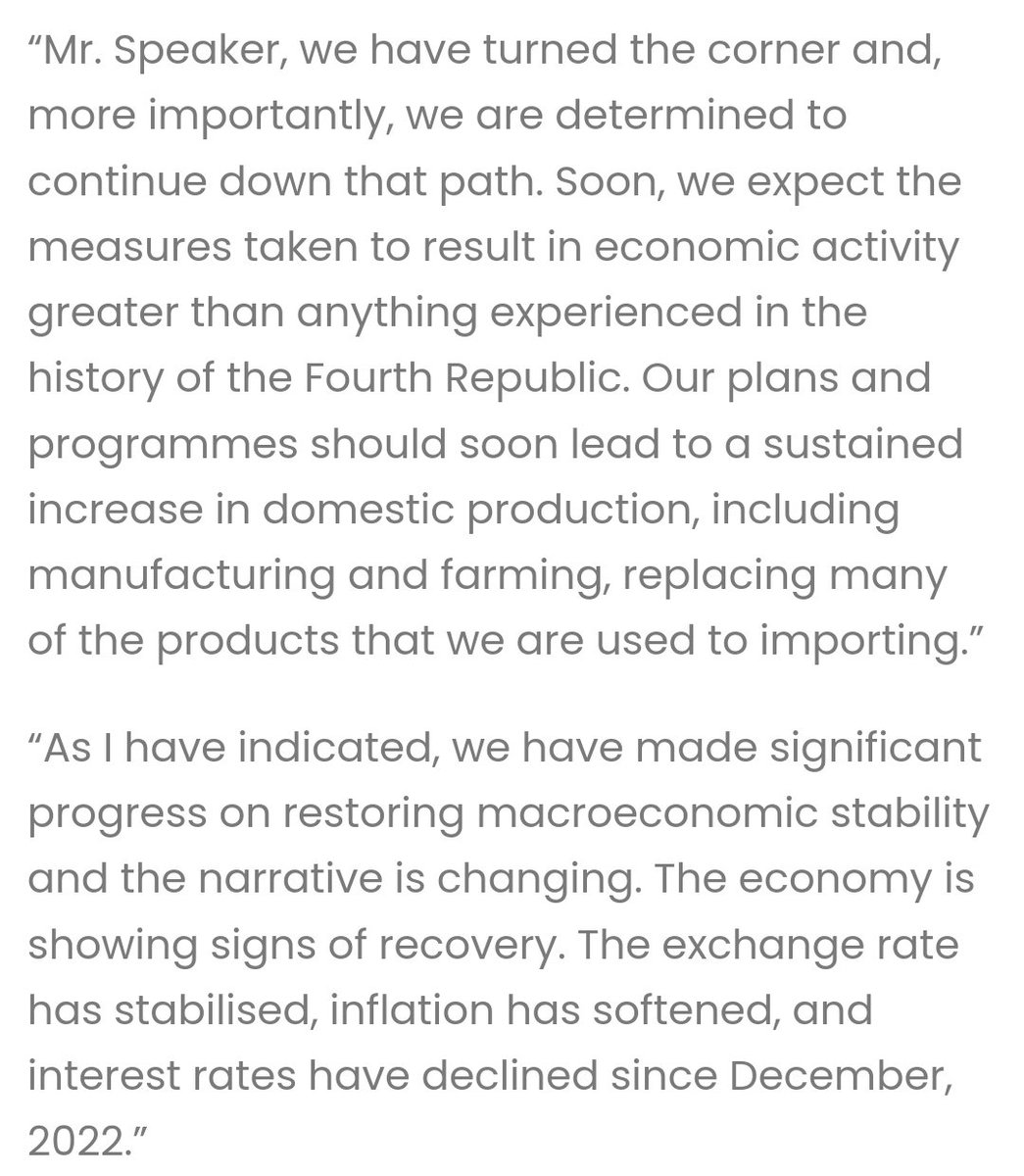 1/ When I read the Ghana Mid-Year budget speech, I was a bit alarmed. I felt very out of touch! The govt says the econ crisis is more or less over. For eg, it says interest rates have declined consistently since December 2022. I'd thought differently! So, I went to check. Well.😊