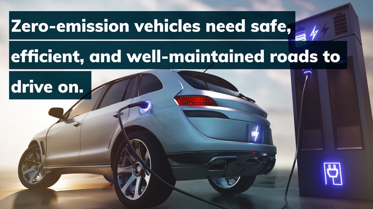 Zero-emission vehicles (personal cars, buses, and even heavy-duty freight trucks) need safe, efficient, and well-maintained roads to drive on. We must protect California #transportation infrastructure.