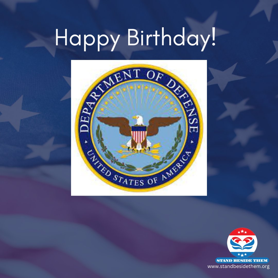 The U.S. DoD was established Aug 10, 1949 when President Harry S. Truman changed the name of the National Military Establishment to the Dod. The Dod's major divisions include the U.S. Army, Navy, Air Force, Marines, Coast Guard &amp; Space Force.
#standbesidethem #supportourveterans