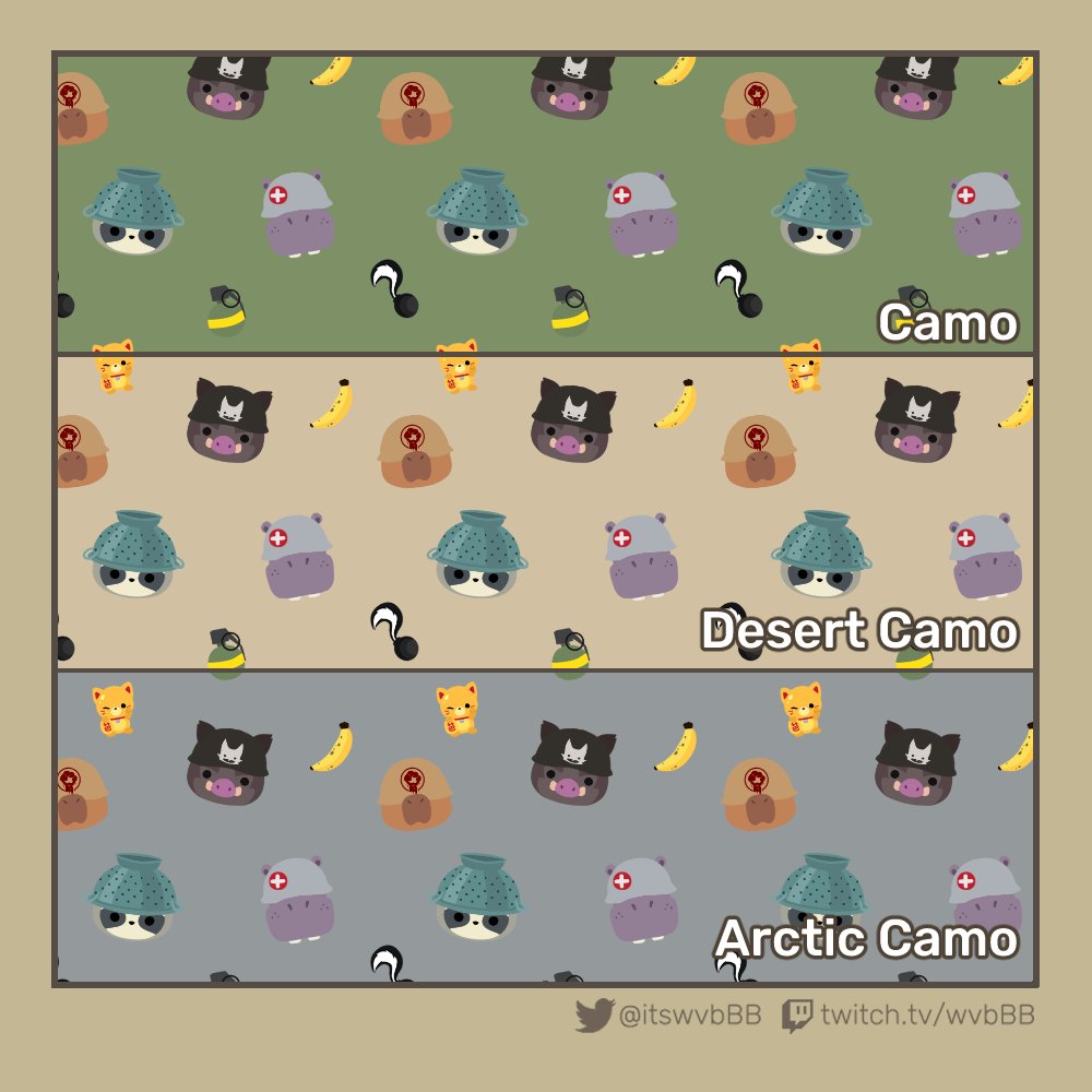 🦌🐑🕊️The chonccs are ready for battle🕊️🐑🦌

... &amp; yes, capy CAN see fine through his helmet🙃

Download wallpaper by <a href="/itswvbBB/">wvbBB</a> in different colours or as a transparent image to customise yourself!

DL➡️antlerandwoolonwings.com/graphic-assets…

#awwset #contentcreator #superanimalroyale/