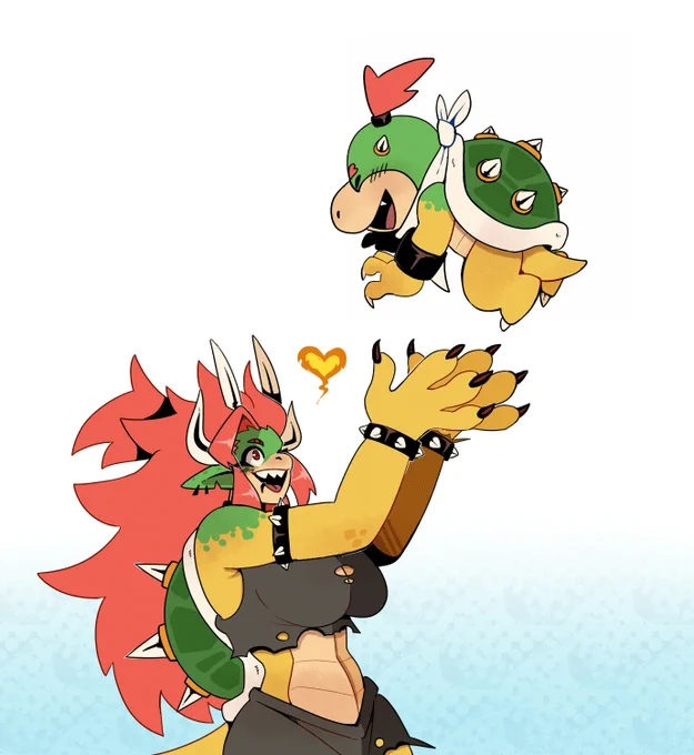 Momma and son