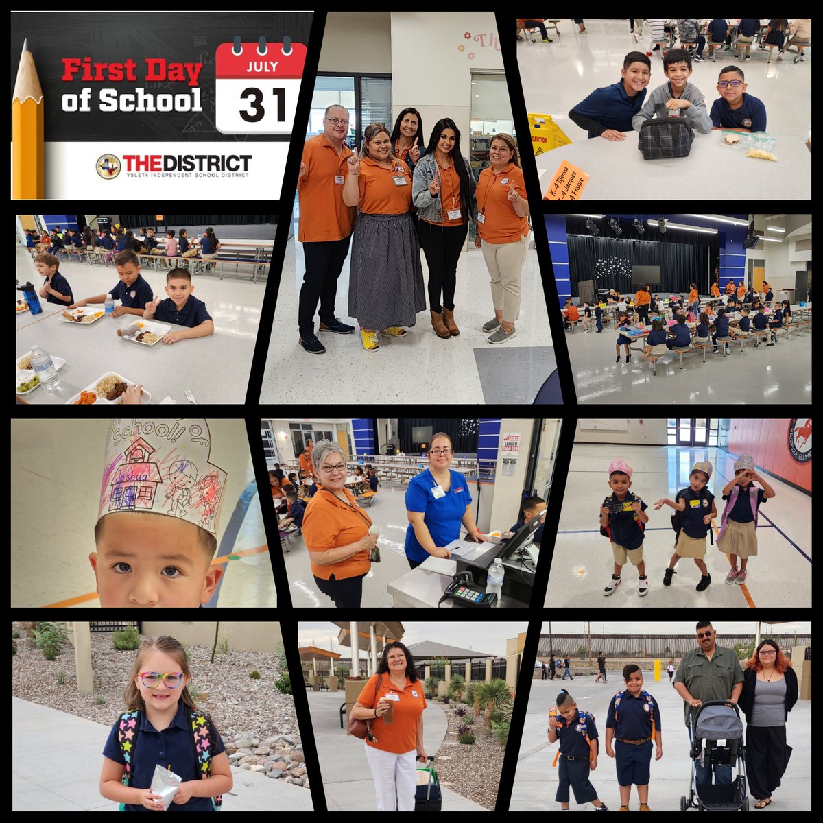 Our 1st Day of School was AWESOME!!! 🤗 See you again tomorrow! 😍
#1stdayofschool
#THEDISTRICT 
@YsletaISD