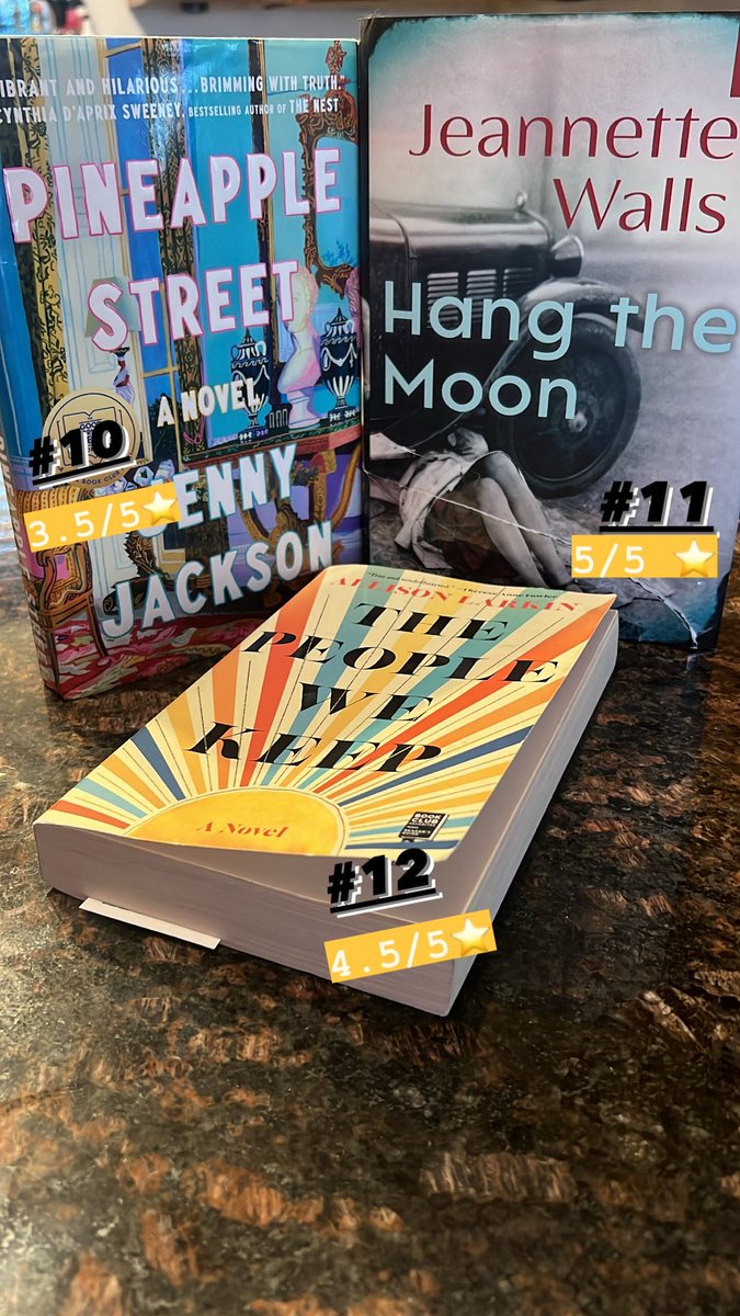 All this travel has given me a lot of time to get through some book club books!