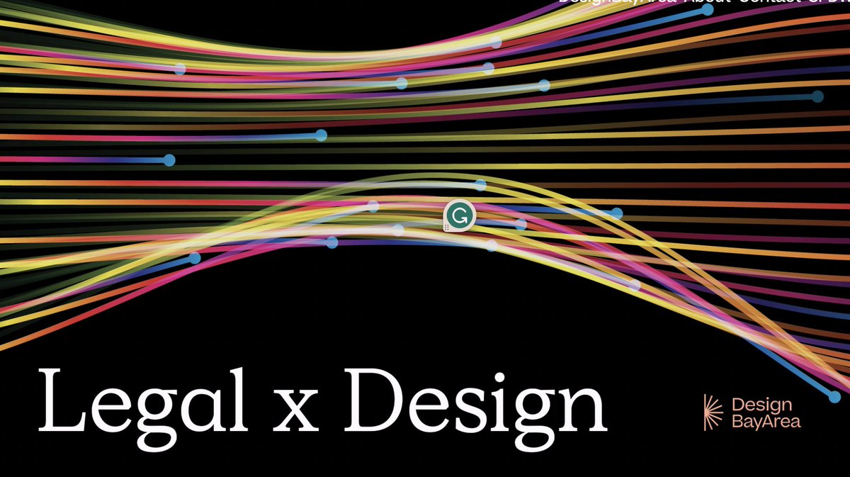 Join us on August 8th for an engaging conversation that delves into the intriguing world of generative AI and the critical copyright and intellectual property (IP) considerations it poses for designers. Registration required: virtual event designbayarea.org/legal-consider…