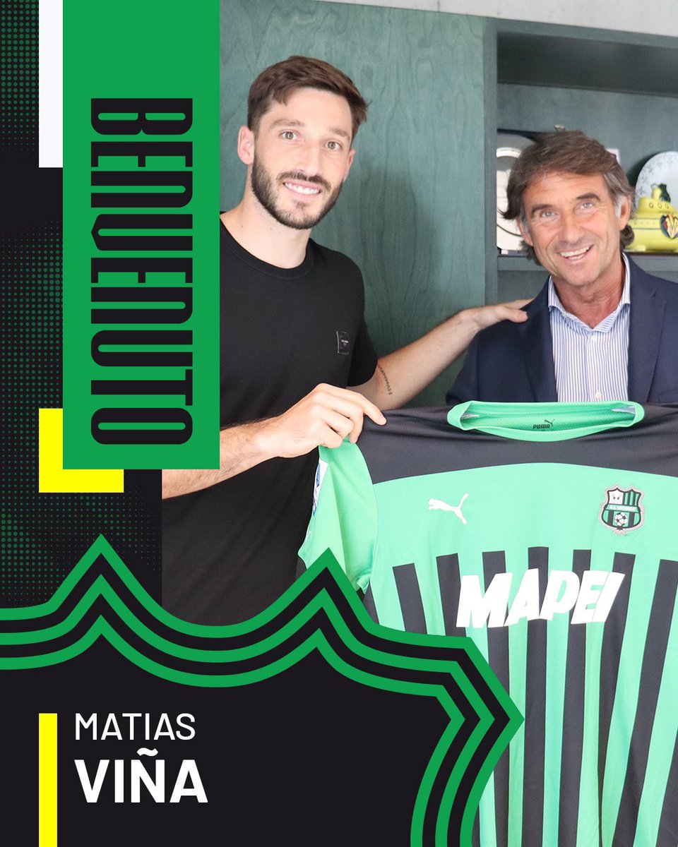 santra_ve_gol's tweet image. Sassuolo; AS Roma’nın 25 yaşındaki Uruguaylı sol beki Matías Viña’yı 10 milyon € satın alma opsiyonu ile birlikte Haziran 2024’e kadar kiralık olarak kadrosuna kattı. #Sassuolo #ASRoma #MatíasViña #transfergelişmesi #transfergundemi #transfergunlugu #transferhattı