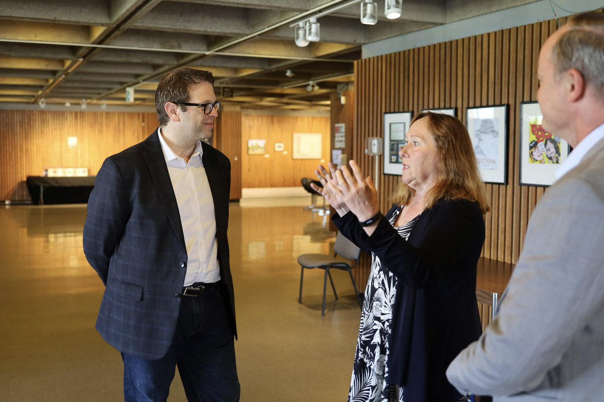 Chris_Bittle's tweet photo. Next, I visited @ACC_CB. One of six cultural centres across #NL that present live performances from across the country. 

Institutions like this one are essential, providing access for people to experience the performing arts. https://t.co/VZ8otEPfoz