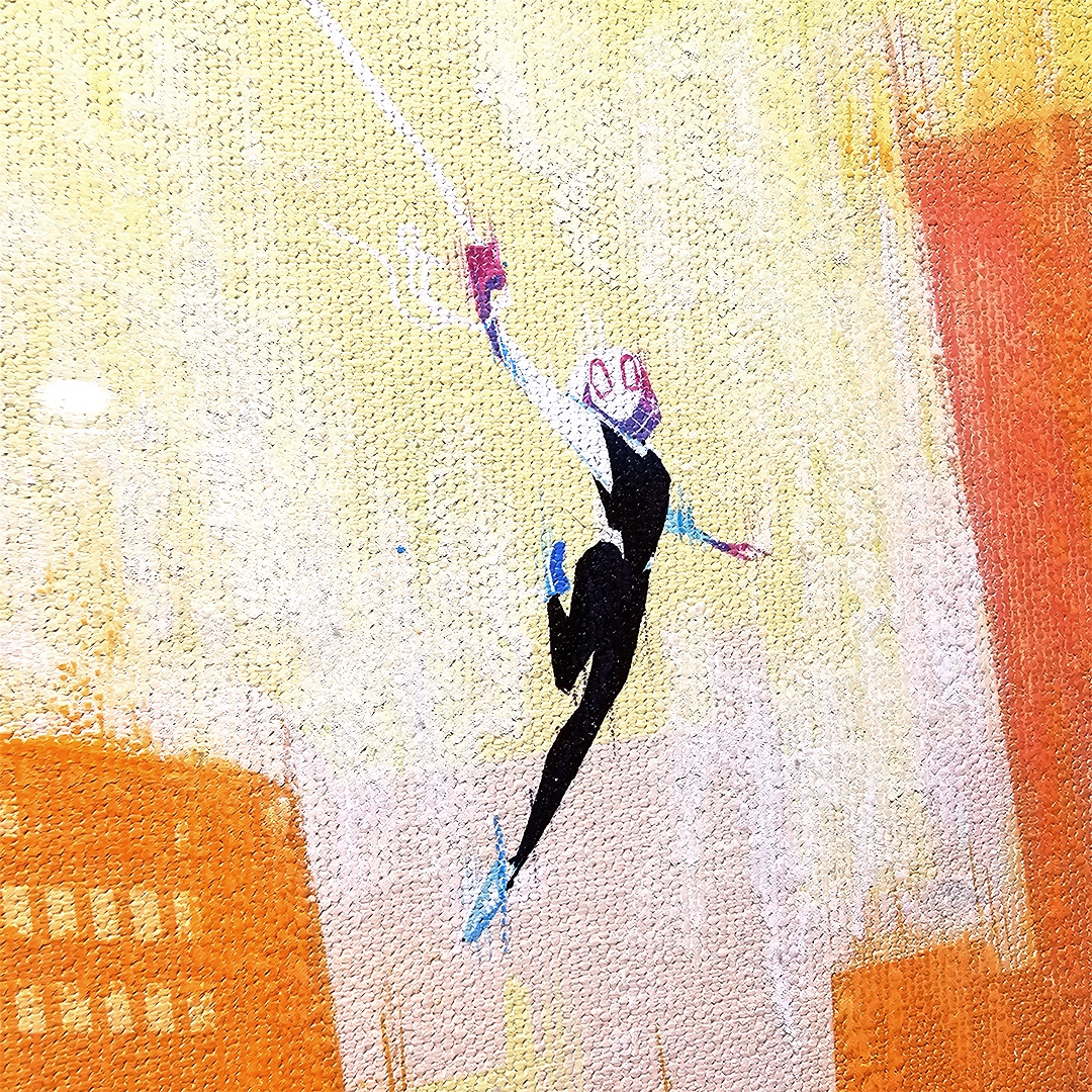 gallerynucleus's tweet photo. Time to show some love for Spider-Gwen 🩰🕷️ 🎀 

“Earth-65” by @rachel_elese

The Spiderman: Across the Spider-Verse Exhibition is on display from August 5th to 20th.

🔗 https://t.co/72mGMeDnBz https://t.co/IYP0fku5iM
