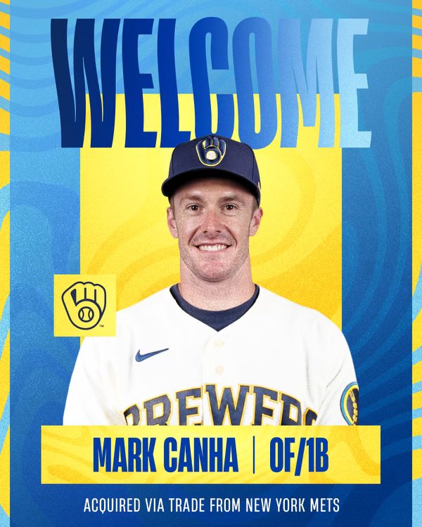 Milwaukee Brewers on X: OF/1B Mark Canha and cash have officially