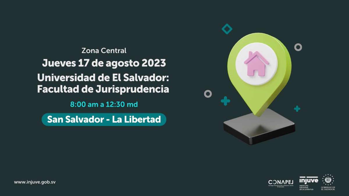 InjuveSV's tweet photo. 📣Ten en cuenta las siguientes fechas y horarios en que se llevarán a cabo las asambleas regionales para elegir a los próximos representantes del @ConapejSv. 👀👇🏻 https://t.co/GPIoBvUZGE