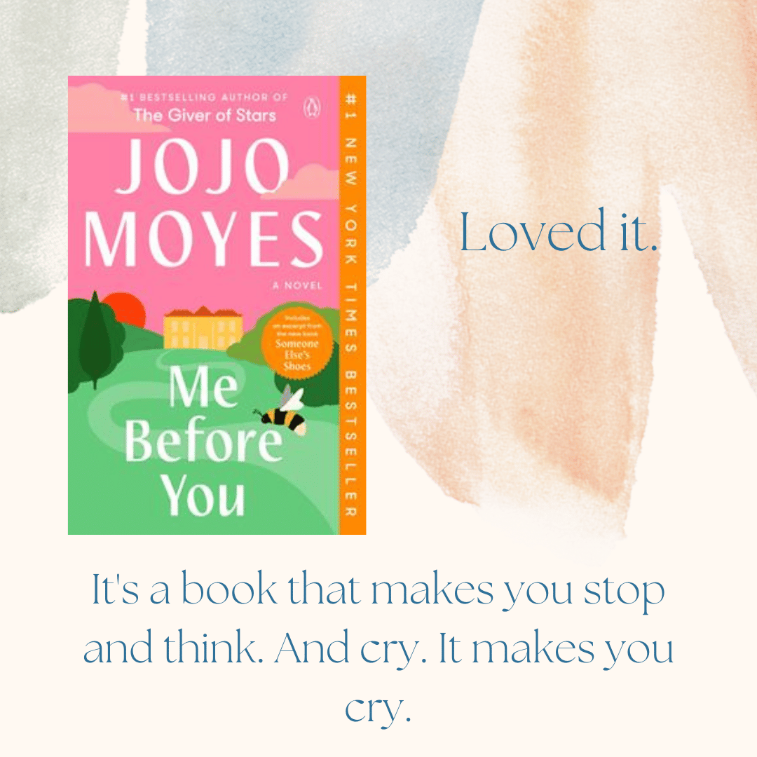 This is an older book that I've just now gotten around to reading. This book was especially poignant after working closely with a quadriplegic college student for 4 years. Beautifully written.

 #books #jojomoyes