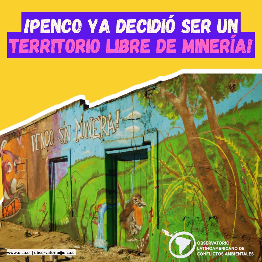 olca_chile's tweet photo. 📢 Luego que el SEA anunciara el término anticipado de la evaluación ambiental de proyecto minero de Aclara en Penco, el valor de la empresa cayó en apenas tres días.
✊Mientras la empresa anuncia su eventual reingreso, comunidad pencona y organizaciones rechazan el proyecto. https://t.co/Y2Lo6Mew3n