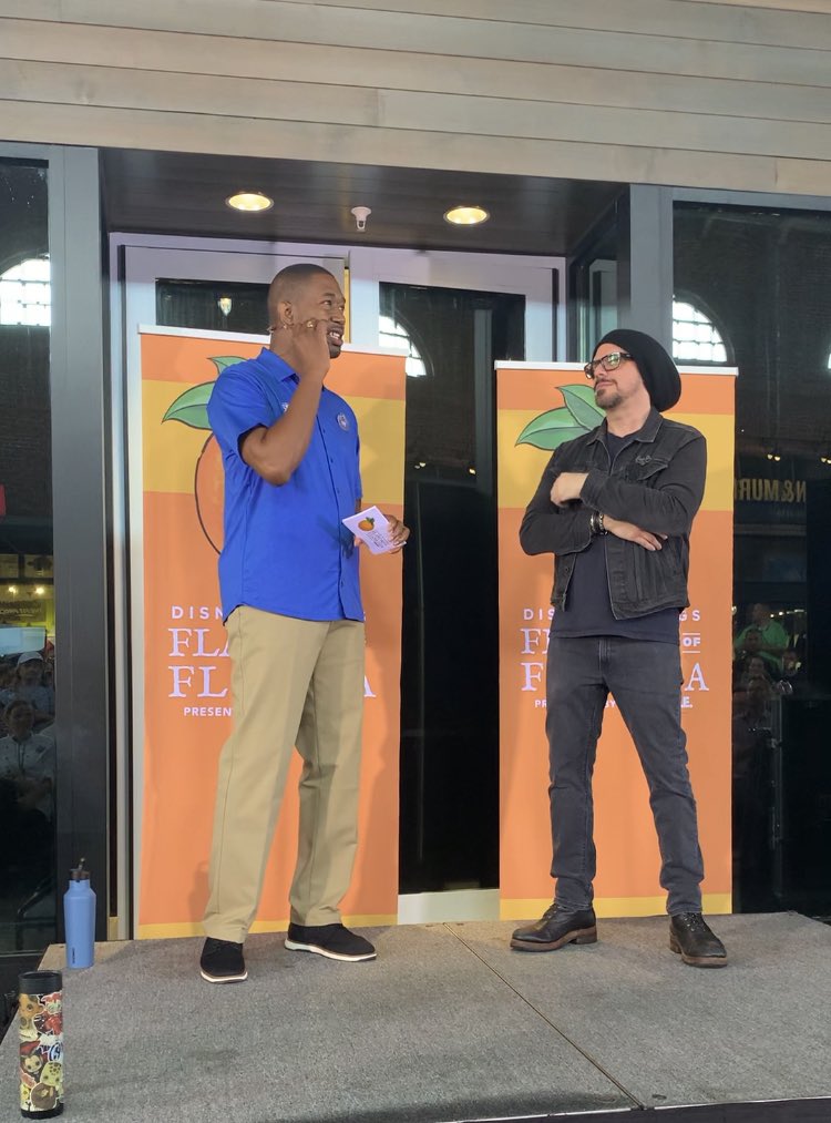 lol4MarkDaniel's tweet photo. Last week at #DisneySprings #FlavorsofFL I had the honor of interviewing the “Sublime Prince of the Esoteric Order of Cookie" Steve Lewis, owner and operator of Gideon's Bakehouse: carefully handcrafted cookies &amp; cakes. (Food sample: Key lime chocolate chip cookie) https://t.co/eI1wdkVZqZ