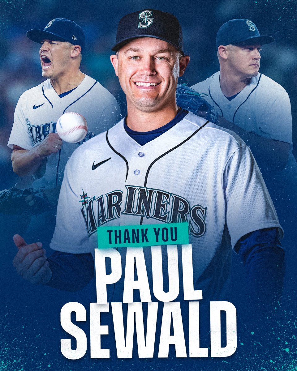 Thank you, <a href="/ItsPaulSewald/">Paul Sewald</a>, for your fire on the field, contributions to our community and all you’ve done for our organization and fans. Wishing you, Molly and Chloe the very best 💙