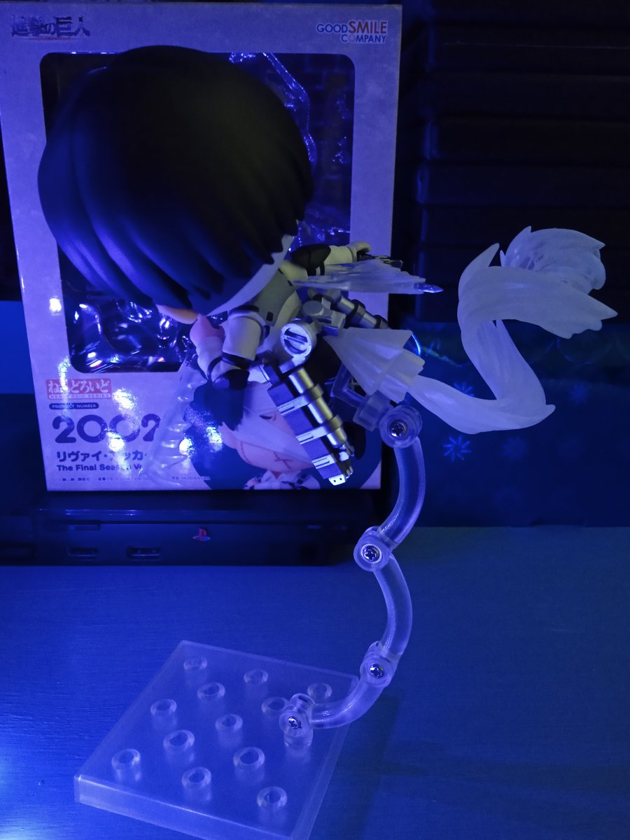 luci_Firefly's tweet photo. Por fin ha llegado, se me hizo eterno, es sumamente lindo, háganme el bendito favor 😭💙
#leviackerman #ShingekiNoKyojin #NendoroidLeviFinalSeason #AttackOnTitan https://t.co/krmPHt68WF