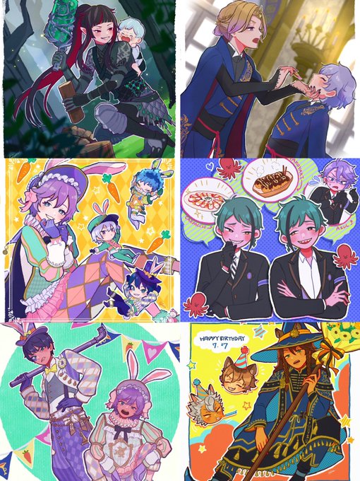 #今月描いた絵を晒そう  7月はたくさ描けました(当アカウント比) 8月もよろしくお願いいたします!!!