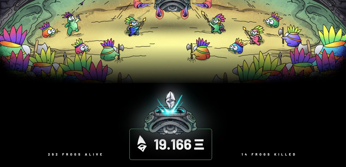 💀 14 Dead

🐸 292 Left

⚔️ Brace yourself for a new wave of brutal attacks every day

⏰ 6pm PT // 9pm ET.
duckgod.supducks.com/battle