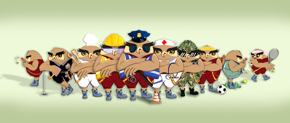 MadiheTehrani's tweet image. " The family of 🦉owls "

A group of 10 characters, creating a community together. All these characters carefully examine the anatomy of owls (such as wings). First, they are drawn by hand, then they are designed with Illustrator. 

8/10 Ed
1.5 #tezos  #objkt 
Link in cmt