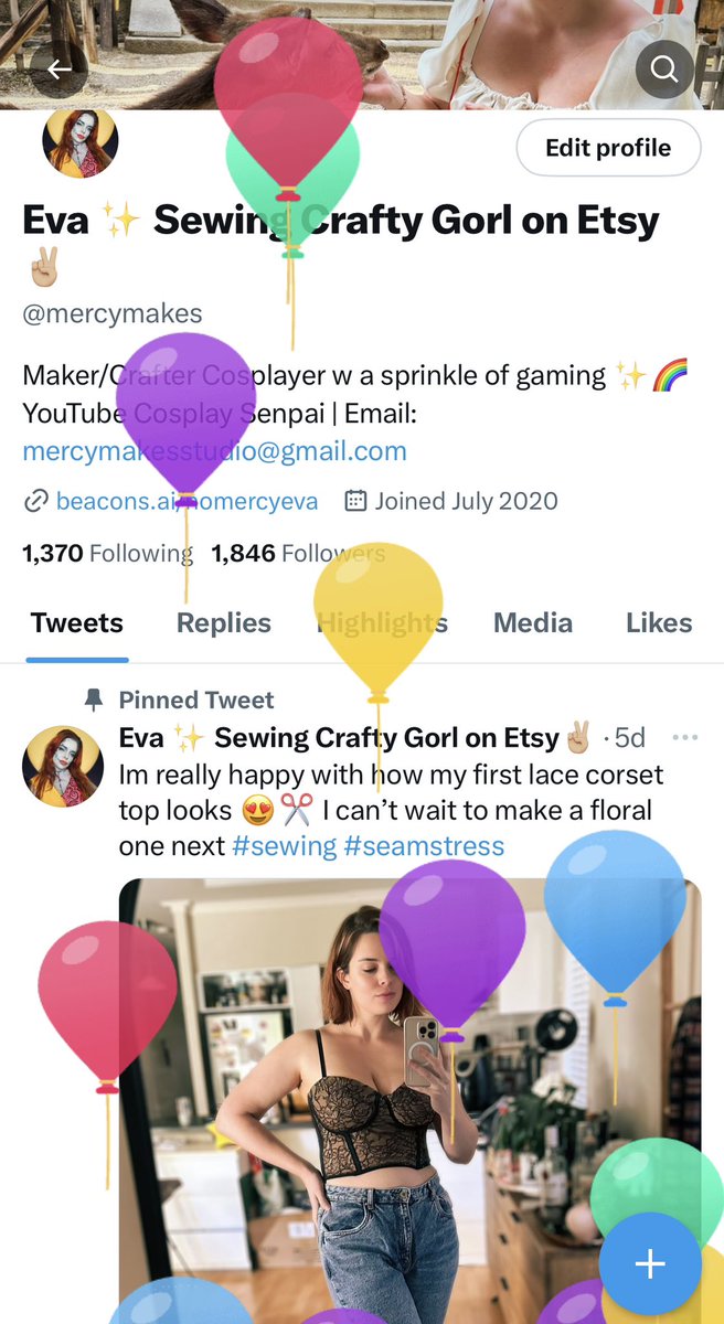 Eva ✨ Sewing Crafty Gorl on Etsy✌🏼 tweet media