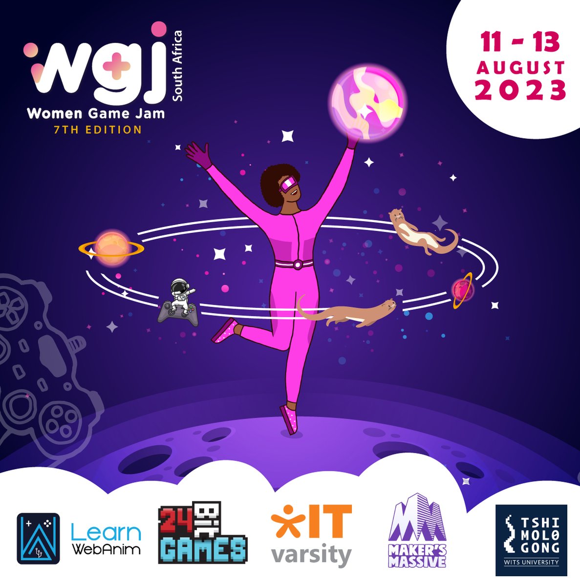The Women Game Jam is on from 11-13 Aug! Open to all female identifying and non-binary persons. The jam is mostly online, but if you're in CT, you can jam irl. Reserve a spot here :  qkt.io/oZXkihJ

Register for the jam here : bit.ly/wgj23

#gamejam #wgj