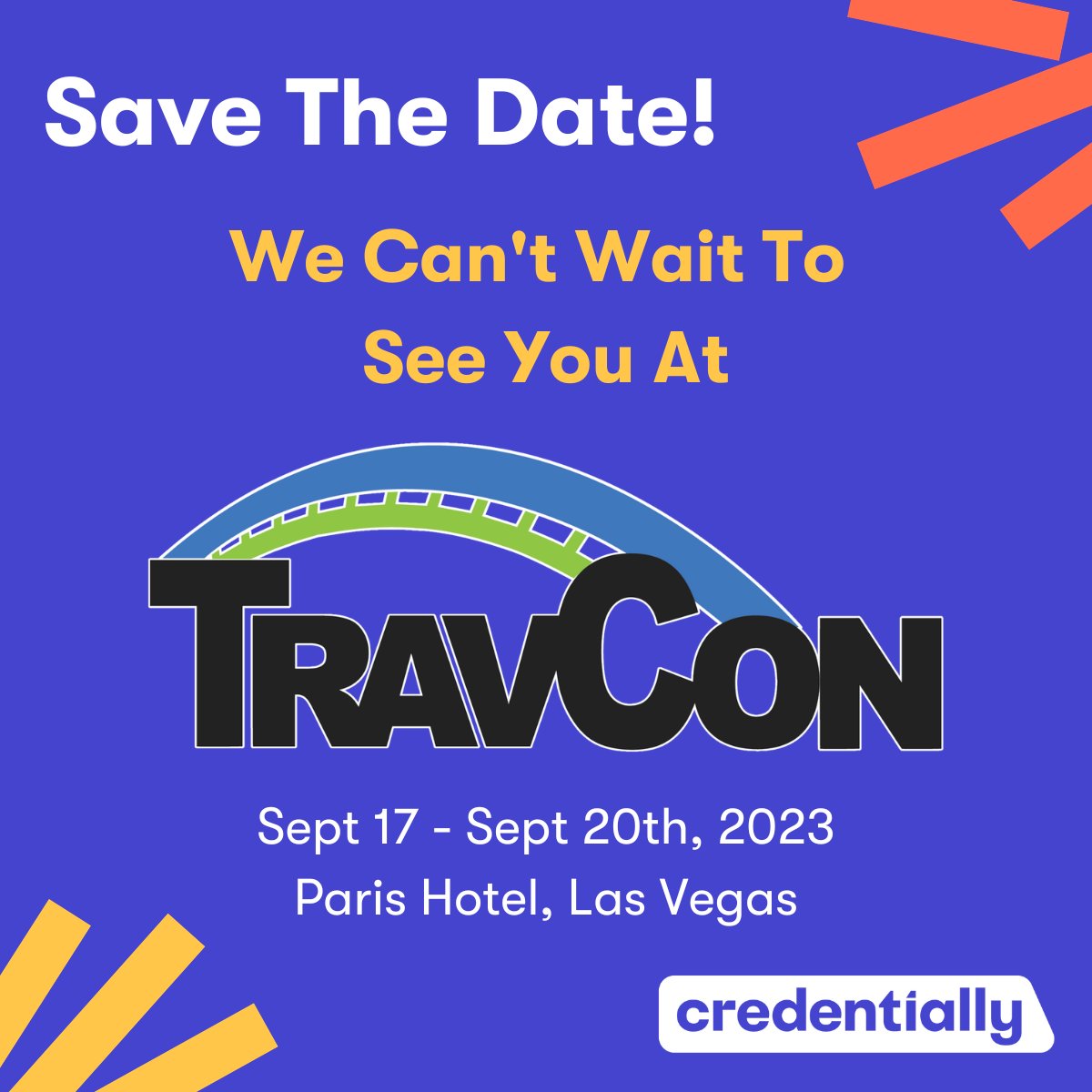 EXTRA, EXTRA, READ ALL ABOUT IT ! 🚨

Don't forget to make a note in your calendars for September 17th-20th, Credentially will be attending @TravconVegas  🚀

We can't wait to meet y'all! See you soon!👋

#Travcon #travelnursing #nurserecruitment