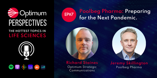 OptimumComms's tweet photo. 🔊Episode 7 has landed! 
#PandemicPreparedness with Jeremy Skillington, CEO of @PoolbegPharma, hosted by @Optimumcomms Richard Staines. https://t.co/emM9enlWiP

#pandemic #influenza #podcast https://t.co/3gR8fO8oTU