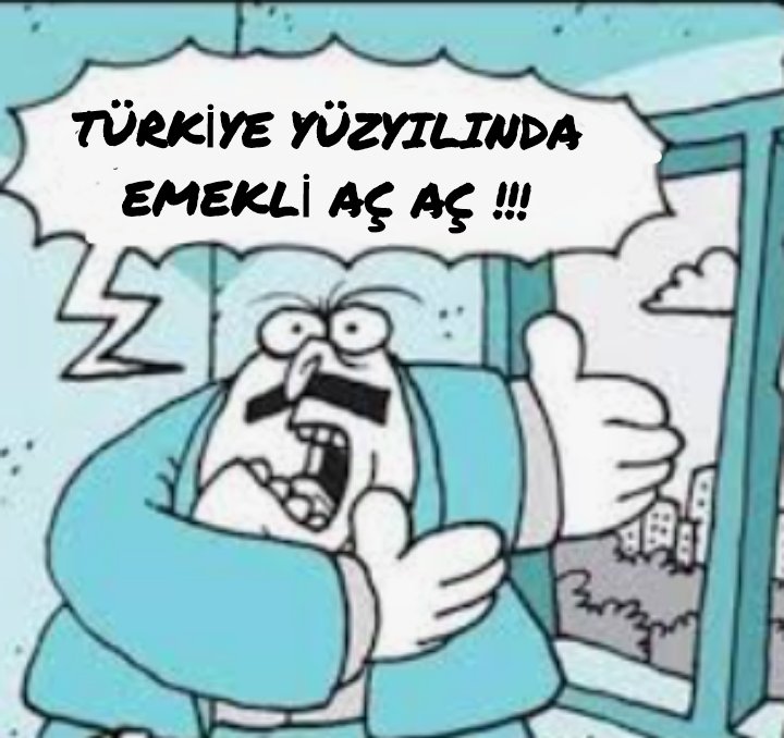 EYTLEVENTATACA1's tweet photo. TAG TAG TAG 
👇
#TürkiyeYüzyılındaEmekliAç

Kalkınmanın, gücün, refah ve huzurun yüzyılı olacak diye başlayan Türkiye Yüzyılını inşa etme sevdası;

Emeklinin, emekçinin açlığa ve sefalete itildiği, yokluğa mahkum edildiği yıla dönüşüyor.

TÜRKİYE YÜZYILI 
Emekçinin de yılı olmalı https://t.co/qNsxXEmk8D