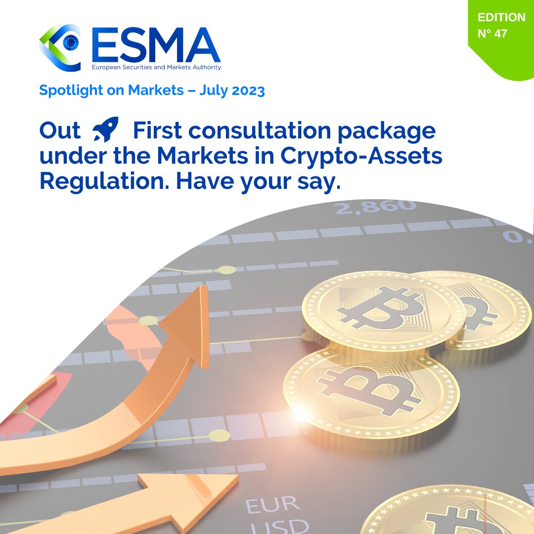 ESMAComms's tweet image. 📤 #ESMA newsletter is out → europa.eu/!3x74JX.

🪙 #MiCA consultation package
📊 Analysis of the cross-border investment activity
🌍Statement on the sustainability disclosure in prospectuses
🔎 Implementation of SRD2
📄 Briefing on the definition of advice under #MiFIDII