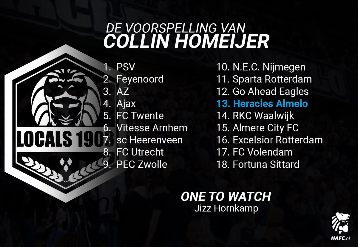 HAFC_nl's tweet photo. Het laatste deel van de voorspellingen.  Deze keer van Collin Homeijer (Locals1903), oud-Heraclied John ter Mors en onze eigen Bjorn Wind(@HAFCBJ )

Welke van de 11 voorspellingen ben jij het meest mee eens?🔮 https://t.co/BjnBIVzBpX