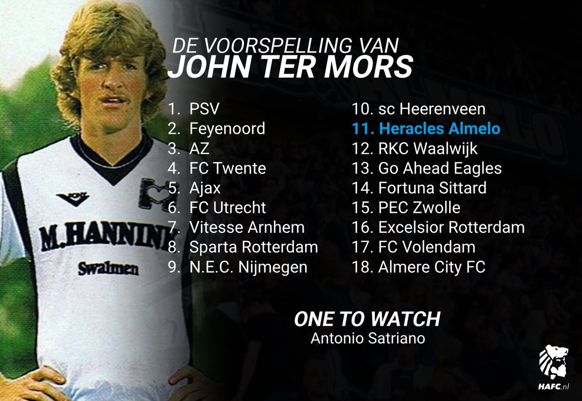 HAFC_nl's tweet photo. Het laatste deel van de voorspellingen.  Deze keer van Collin Homeijer (Locals1903), oud-Heraclied John ter Mors en onze eigen Bjorn Wind(@HAFCBJ )

Welke van de 11 voorspellingen ben jij het meest mee eens?🔮 https://t.co/BjnBIVzBpX