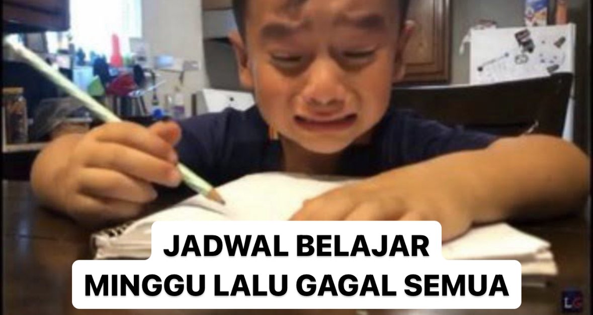 ‼️Udah bikin jadwal belajar harian tapi tetep gak efektif?‼️
(A thread)