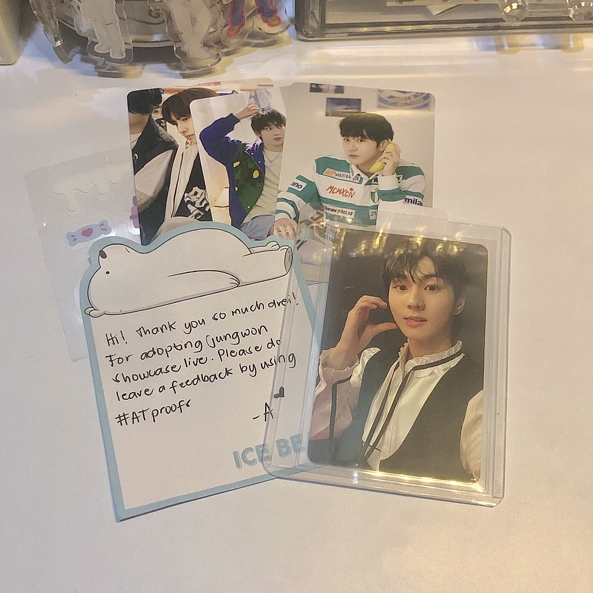 _jxngwxndcart's tweet photo. ( 🌷 )

🍭 #mailsfromdrei 

jungwon showcase arrived ! thank you so much po for the smooth and fast transaction 🥹 'til our next transaction po ♡

🎀 @kungyaz4ever #ATproofs https://t.co/wR5zm83GB7