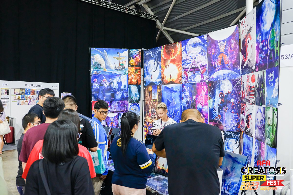 animefestasia's tweet photo. #afacsf #afacsf23 We had a great time browsing our Creators and Exhibitors booths -- hope you guys did too! Share a photo of our CSF haul in the thread! https://t.co/hFAffSjIAr