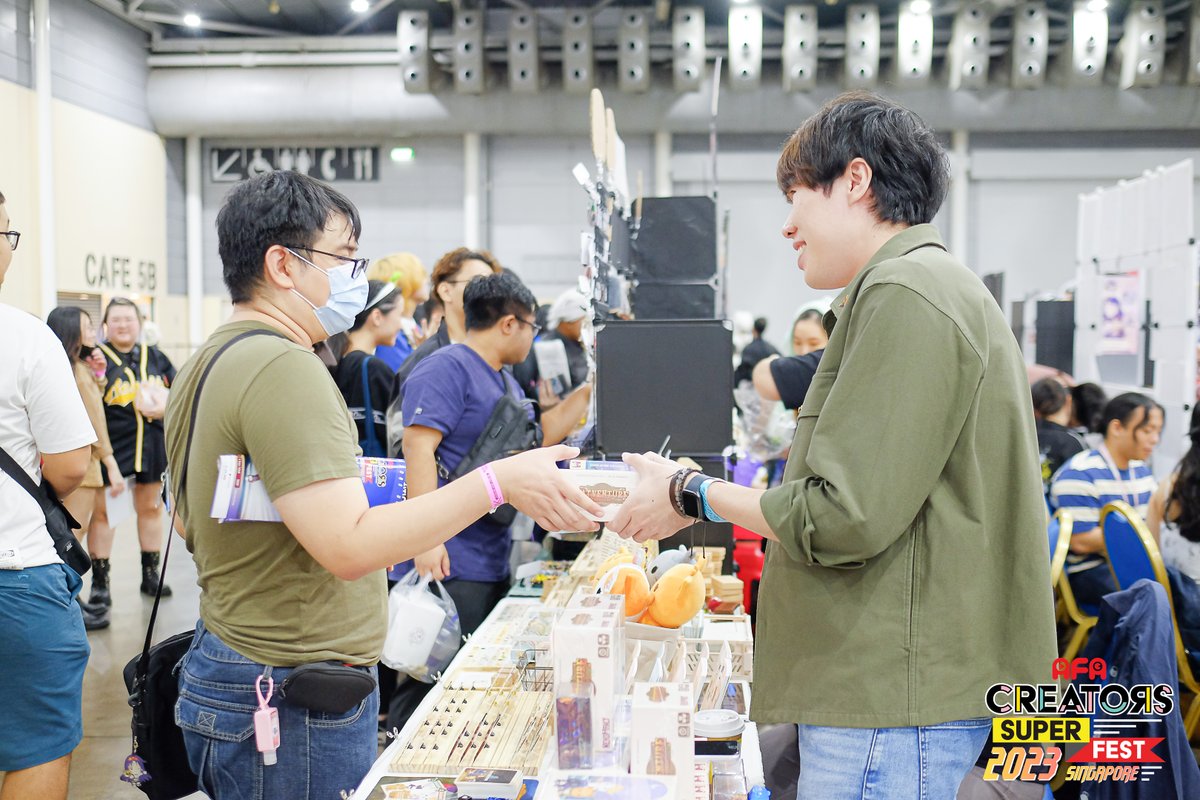 animefestasia's tweet photo. #afacsf #afacsf23 We had a great time browsing our Creators and Exhibitors booths -- hope you guys did too! Share a photo of our CSF haul in the thread! https://t.co/hFAffSjIAr