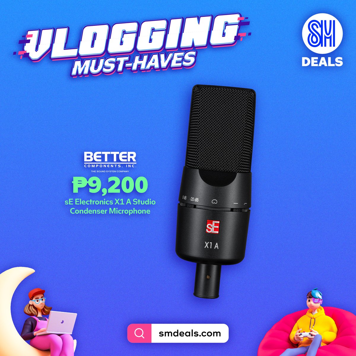 _SMMallsOnline_'s tweet photo. Unleash studio-quality sound with the precision of a condenser microphone ✨

Whether you're streaming, recording, or podcasting, this audio powerhouse brings your voice to life like never before!

#CheckSMDealsNow https://t.co/WsQjWK8pOm