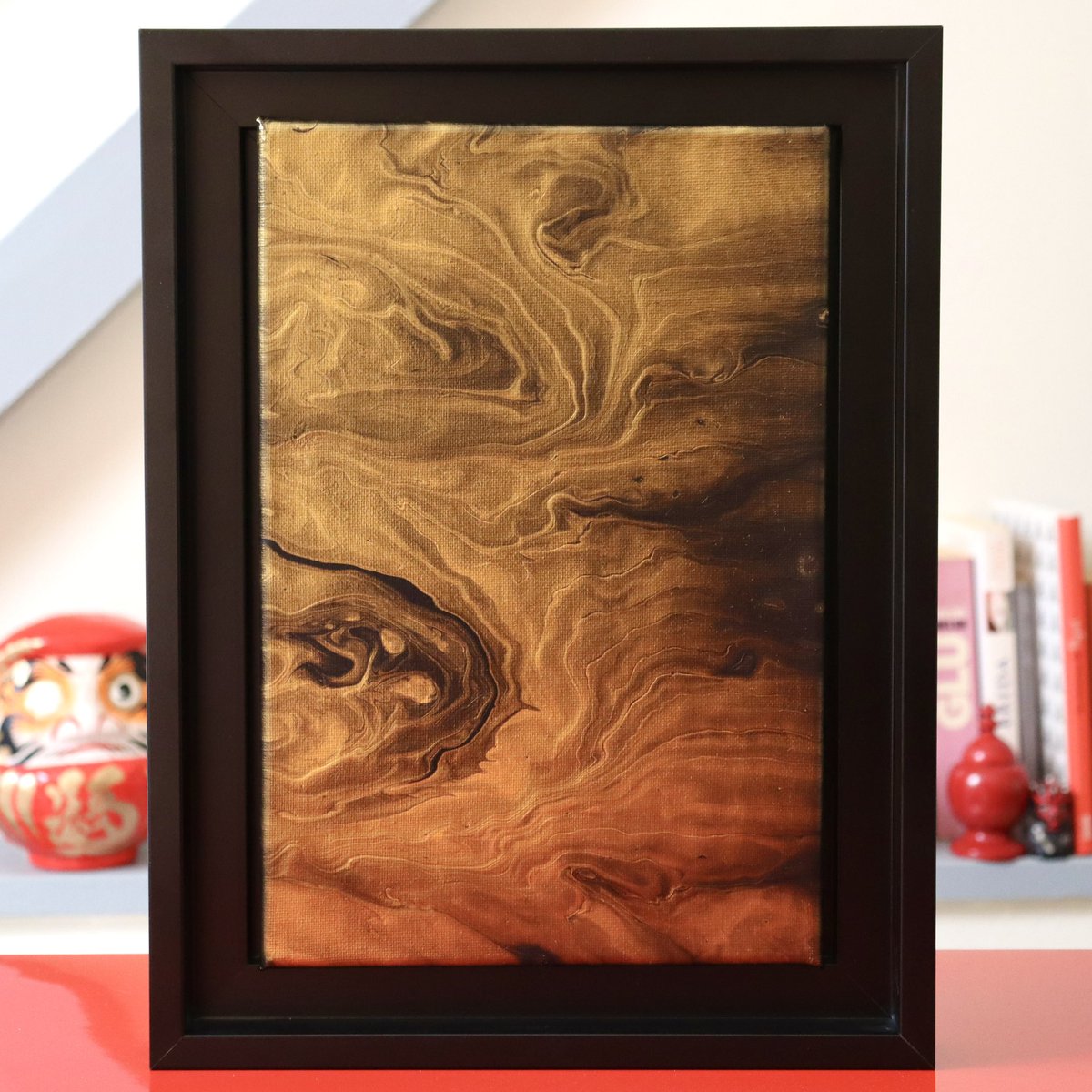 PetiteLili_art's tweet image. Sold 🥰
#acrylicpainting #pouring
#abstractart #contemporyart  
#fluidart #gold #darkart