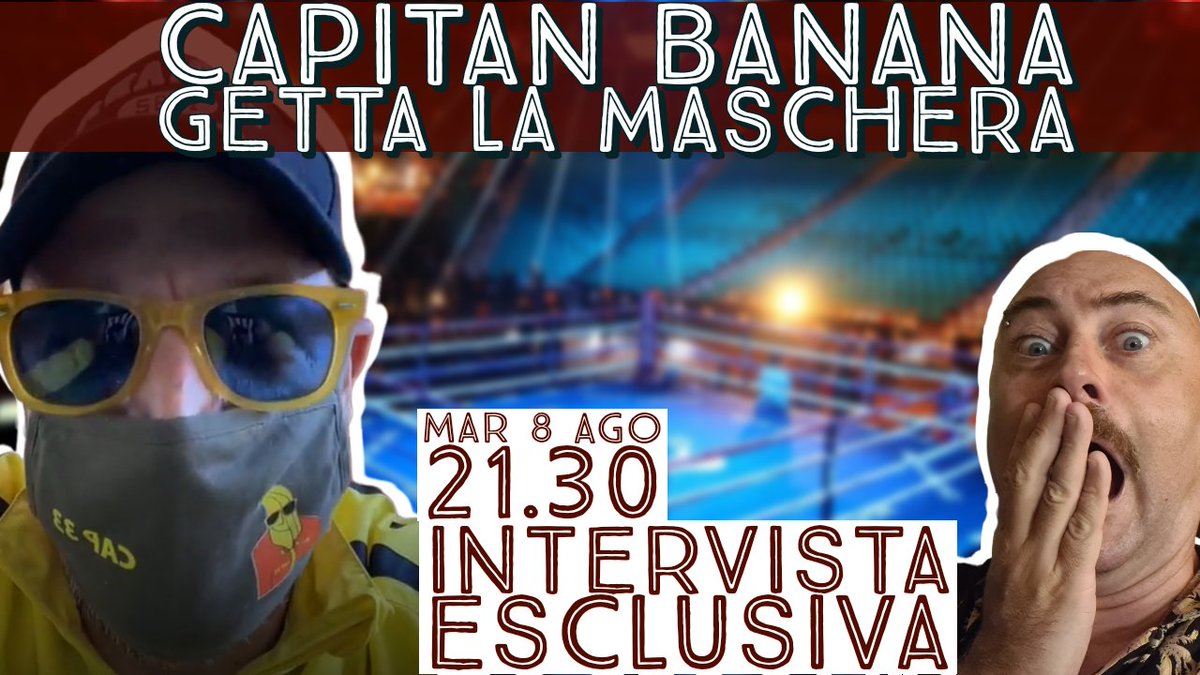 udpc_yt's tweet photo. QUESTA SERA INTERVISTA ESCLUSIVA!

Vuoi fare domande? udpcdomande[at]https://t.co/xlq3CJrApY 

#Capitanbanana senza filtri per una #intervista a 360 gradi: dal motivo della chiusura del progetto agli ultimi sviluppi, il Cap risponderà anche a tutte le domande (anche critiche!) https://t.co/fNmbaHF4VD