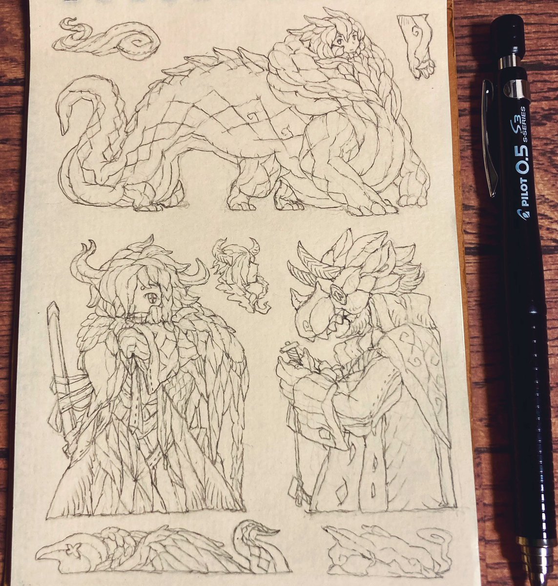 布地たくさんな1ページお絵描き◆
