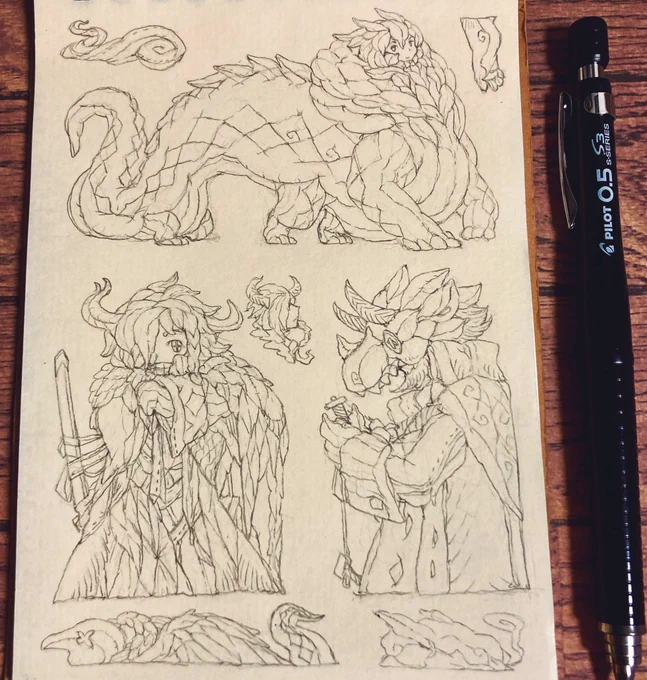 布地たくさんな1ページお絵描き◆