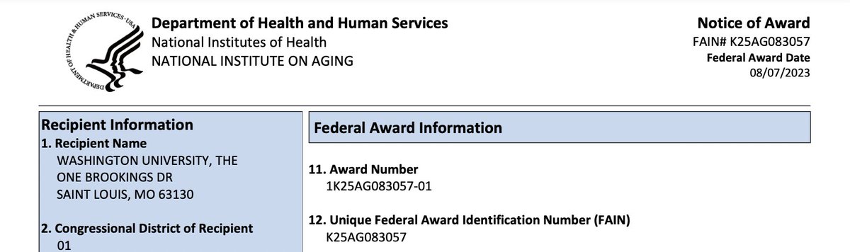 Abdallah El-Thaileb, aka Eteleeb (@eteleeb) on Twitter photo Excited to receive the NOA for my K25 from <a href="/NIHAging/">The National Institute on Aging (NIA)</a> and to continue my research on cross-omics integration in Alzheimer’s disease. Huge thanks to the many people who supported my application!! <a href="/omharari/">Oscar Harari</a>, <a href="/karchlab/">Celeste Karch</a>, <a href="/EricLenze2/">Eric Lenze MD</a>, <a href="/adamqbauer/">Adam Bauer</a>, <a href="/GusDavisLab/">Albert (Gus) Davis</a>, <a href="/ChrisMaher_Lab/">Christopher Maher</a>, @WUADRC Excited to receive the NOA for my K25 from <a href="/NIHAging/">The National Institute on Aging (NIA)</a> and to continue my research on cross-omics integration in Alzheimer’s disease. Huge thanks to the many people who supported my application!! <a href="/omharari/">Oscar Harari</a>, <a href="/karchlab/">Celeste Karch</a>, <a href="/EricLenze2/">Eric Lenze MD</a>, <a href="/adamqbauer/">Adam Bauer</a>, <a href="/GusDavisLab/">Albert (Gus) Davis</a>, <a href="/ChrisMaher_Lab/">Christopher Maher</a>, @WUADRC
