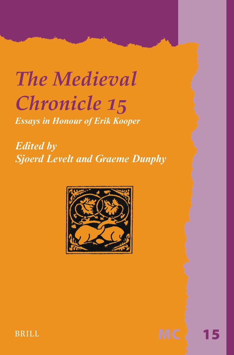 The Medieval Chronicle 15: Essays in Honour of Erik Kooper, eds. Sjoerd Levelt and Graeme Dunphy (@Brill_History, August 2023)
facebook.com/MedievalUpdate…
brill.com/display/title/…
#medievaltwitter #medievalstudies #medievalhistoriography