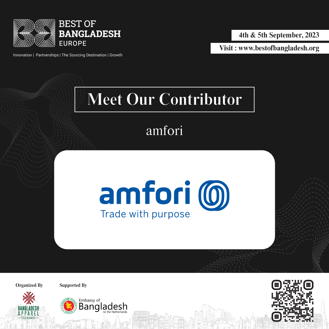 Heartfelt Thanks to Our Valued Contributor to the Best of Bangladesh Event: @amfori_intl Amfori brings together diverse organizations to enhance environmental, social, and ethical practices across global value chains. Register now at registration.bestofbangladesh.org