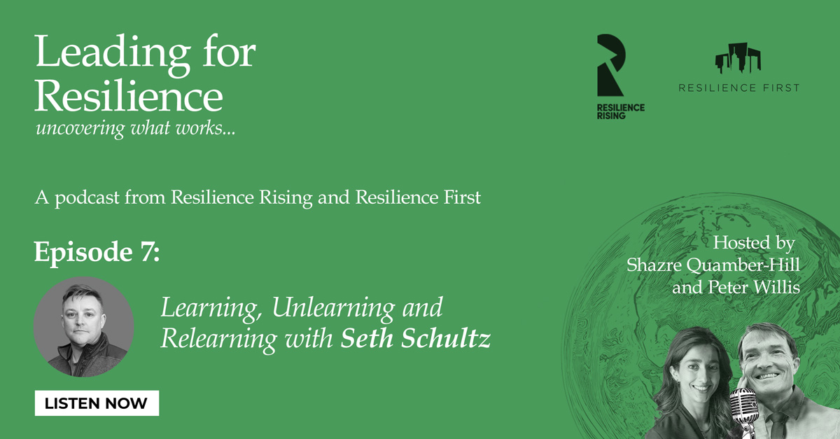 🎙️This week we wrap up the series with <a href="/sethschultz/">Seth Schultz</a>, CEO <a href="/resilience_rise/">Resilience Rising</a>, to reflect on some of the insights gathered from previous episodes and the challenges that #climatechange is posing to all leaders.

🎧Listen wherever you get your podcasts.

bit.ly/3QfrTVv
